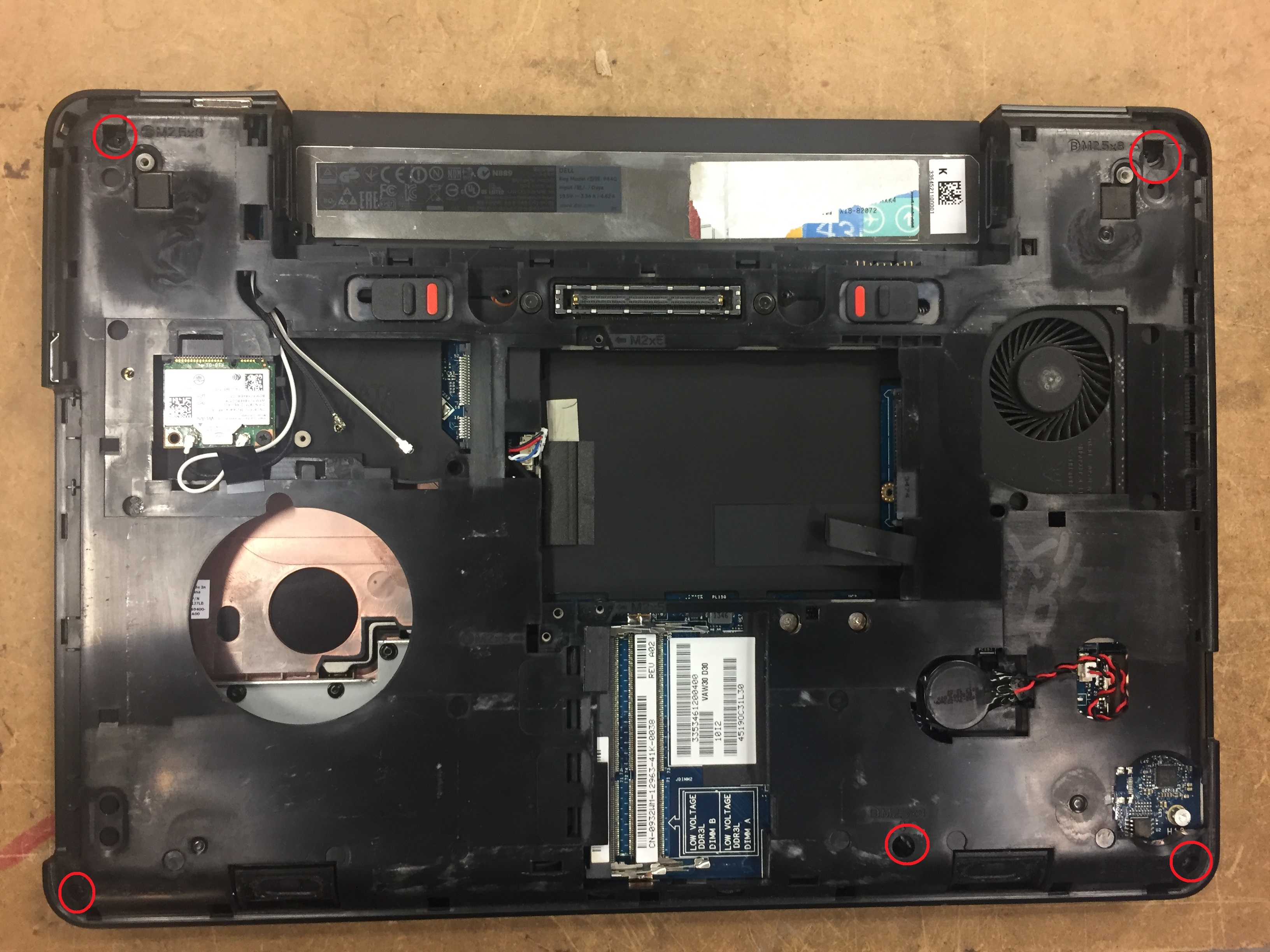 Dell Latitude E5440 Disassembly Motherboard Replacement